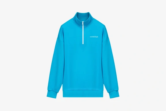 Hoodie Zip Blue